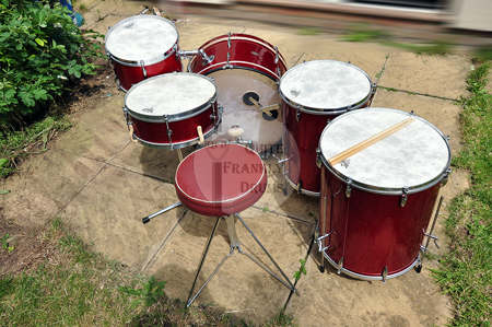 1945c Ajax Boosey & Hawkes De-Luxe Drum Kit