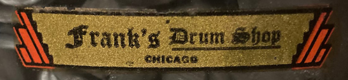 Frank's Drum Shop Chicago Drum Sticker