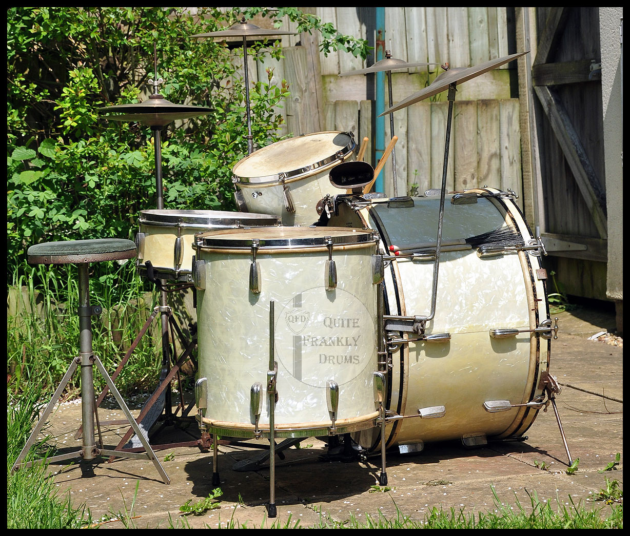 Slingerland 1948-49 Gene Krupa Deluxe Radio King Ensemble 1N