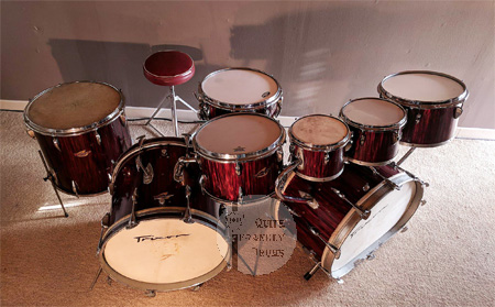 Trixon Luxus Speedfire Quite Frankly Drums Set