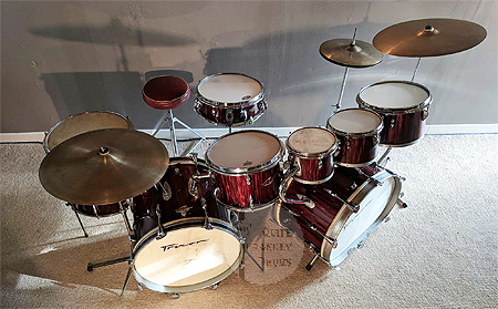 Trixon Luxus Speedfire Quite Frankly Drums Set