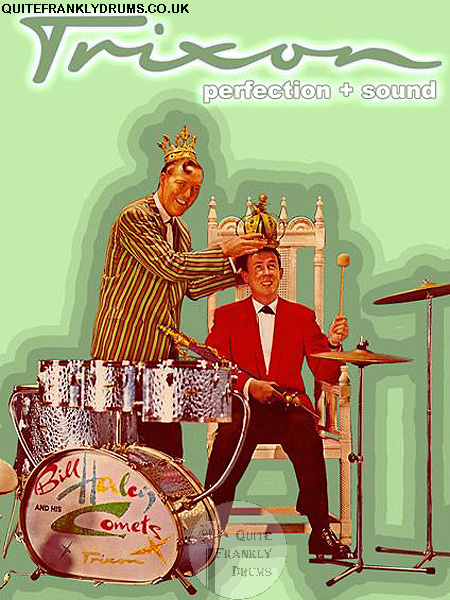 Trixon Speedfire 0/700-3 Drum Set Bill Haley & The Comets Quite Frankly Drums